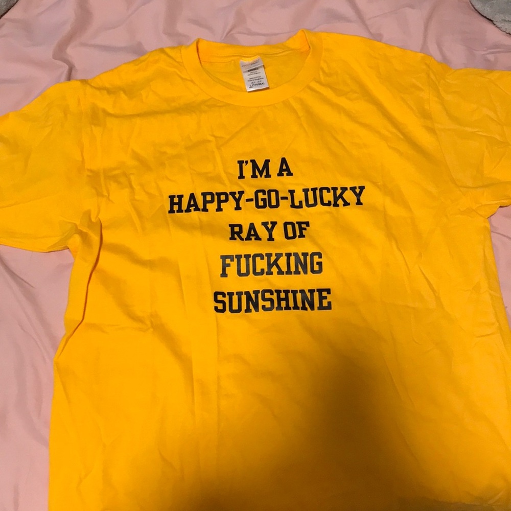Yellow t shirt